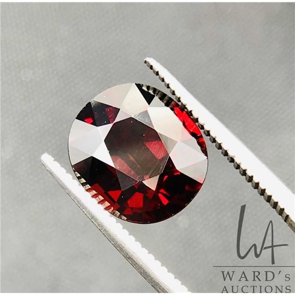 4.6ct Spessartite garnet gemstone, certificate provided by consignor
