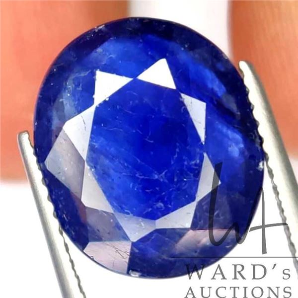 8.49ct sapphire gemstones certificate provided by consignor