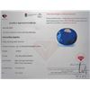 Image 3 : 8.49ct sapphire gemstones certificate provided by consignor