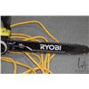 Image 2 : Ryobi model RY43166, 16" electric chain saw and a YardWorks leaf blower, both working