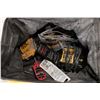 Image 3 : DeWalt cordless drill with three batteries, charger, numerous bits and drill bits, tool bag, plus De