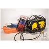Image 1 : Rogue ES 1301 Pro welder with helmet, gloves and selection of welding rods, not tested