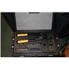 Image 2 : Husky tool box and contents including socket set, propane torch, hacksaw, hole saw kit, bits, drill 