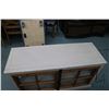 Image 2 : PIer One Cremone television cabinet with double glazed door storage, 28" H X 50" W X 18" D