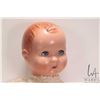 Image 2 : Antique painted bisque 24" doll on composition body with porcelain arms and legs  No cracks to bisqu