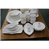 Image 2 : Large selection of Royal Albert Val D'or tableware including ten each of 10 1/4" plates, 8" plates, 