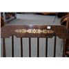 Image 2 : Modern spindle back rocking chair with lithograph gilding
