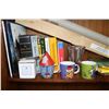 Image 2 : Selection of books on Lithuania, Lithuanian flags and watch, three character coffee cups, a Swedish 