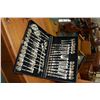 Image 1 : Boxed set of Rogers Bros. silver plate flatware, not complete. note: distressed case