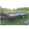 Image 1 : Load Box Bumper Hitch 16ft Flatdeck Tandem Trailer with 