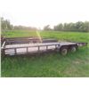 Image 2 : Bumperhitch 20ft Flatdeck Tandem Trailer with Ramps , Has TOD. 