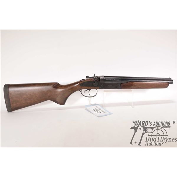 Non-Restricted shotgun Norinco model JW-2000, 12 ga. 2 3/4" & 3" Two shot hinge break, w/ bbl length