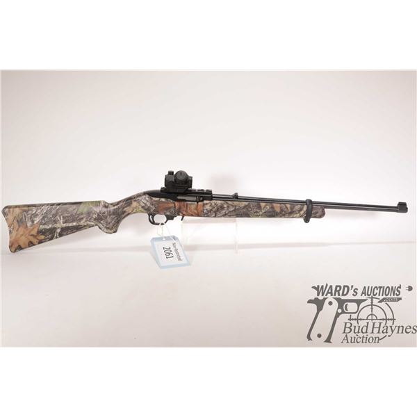 Non-Restricted rifle Ruger model 10/22, .22 LR Ten shot semi automatic, w/ bbl length 18 1/2" [Blued