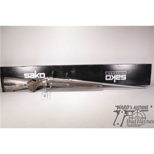 Non-Restricted rifle Sako model 85L, 300 Win MAG bolt action, w/ bbl length 25" [Satin stainless bar