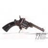 Image 1 : Antique Handgun Unknown Belgian model Folding Trigger, 7mm pin fire Six shot double action revolver,