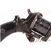 Image 2 : Antique Handgun Unknown Belgian model Folding Trigger, 7mm pin fire Six shot double action revolver,