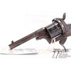 Image 8 : Antique Handgun Unknown Belgian model Folding Trigger, 7mm pin fire Six shot double action revolver,