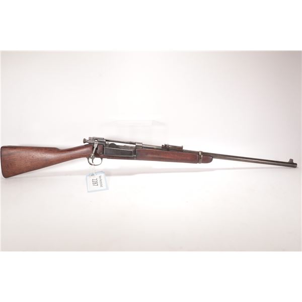 Non-Restricted rifle US Springfield Armory model 1898, 30-40 Krag bolt action, w/ bbl length 22" [Bl
