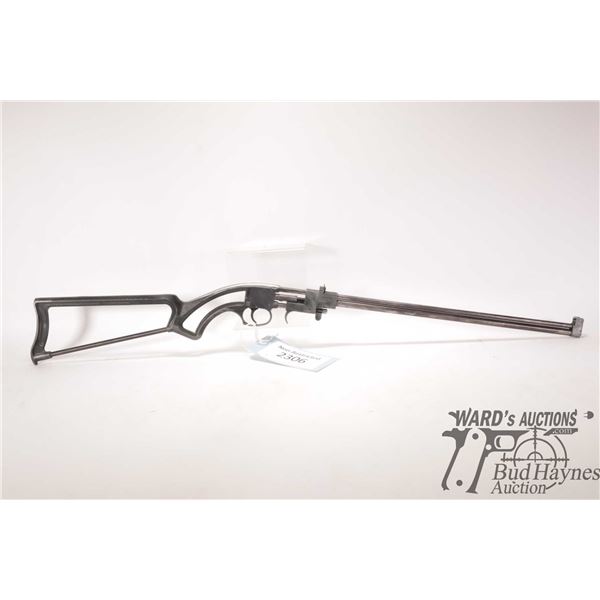 Non-Restricted rifle Firearms Int'l. Corp model Bronco, .22 S, L & LR survival, w/ bbl length 16 1/2