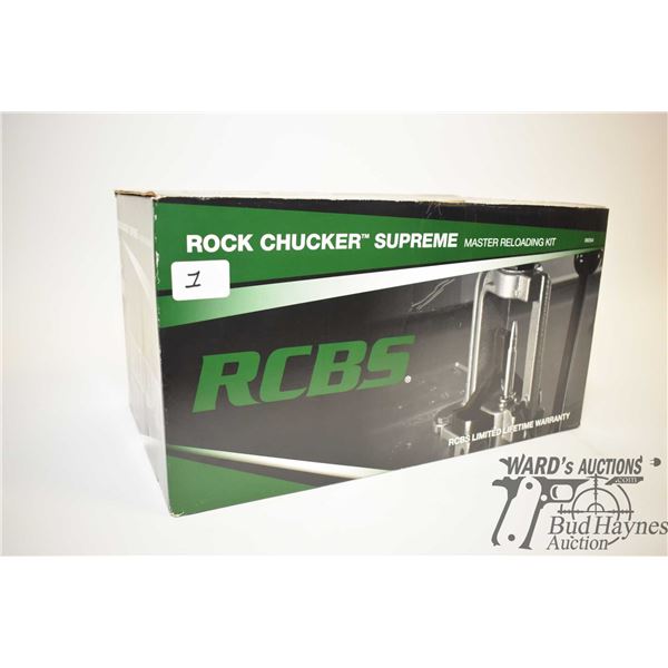 New in box RCBS Rock Chucker Supreme master New in box RCBS Rock Chucker Supreme master reloading ki