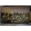 Image 2 : Box containing 21 lbs of .357 mag brass and two Box containing 21 lbs of .357 mag brass and two full