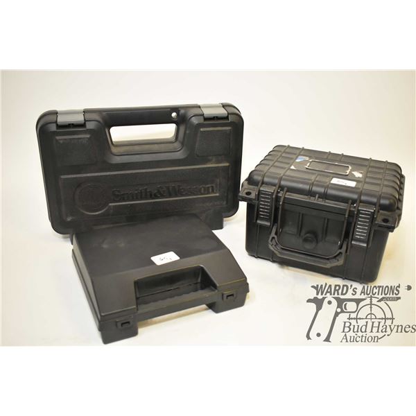 Three hand gun cases Three hand gun cases