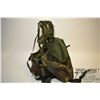 Image 1 : Camo metal frame backpack and gas mask Camo metal frame backpack and gas mask