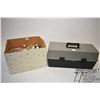 Image 1 : Plastic tool box w/ assortment of rifle cleaning Plastic tool box w/ assortment of rifle cleaning to