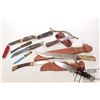 Image 1 : Selection of knives including 5 1/2" hunting Selection of knives including 5 1/2" hunting knife, 9" 