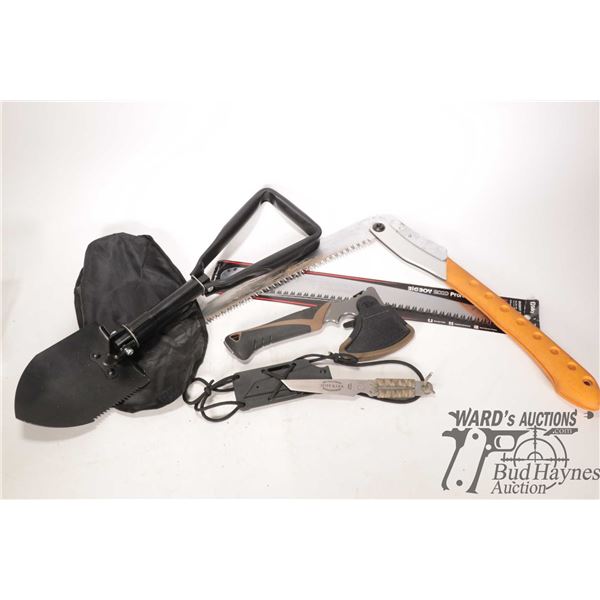 Gerber 4660714B hatchet, Ed Halligan knife, Big Gerber 4660714B hatchet, Ed Halligan knife, Big Boy 