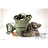 Image 1 : Large duffel bag and contents including weather Large duffel bag and contents including weather prot