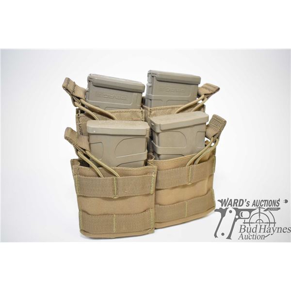 Mag pouch w/ 4 AT15 pistol 10 round 5.56 x 45 Mag pouch w/ 4 AT15 pistol 10 round 5.56 x 45