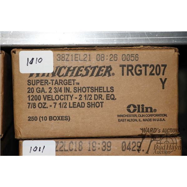 One 250 count case of Winchester super target 20 One 250 count case of Winchester super target 20 GA