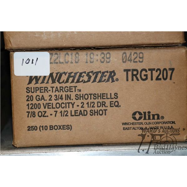 One 250 count case of Winchester super target 20 One 250 count case of Winchester super target 20 GA