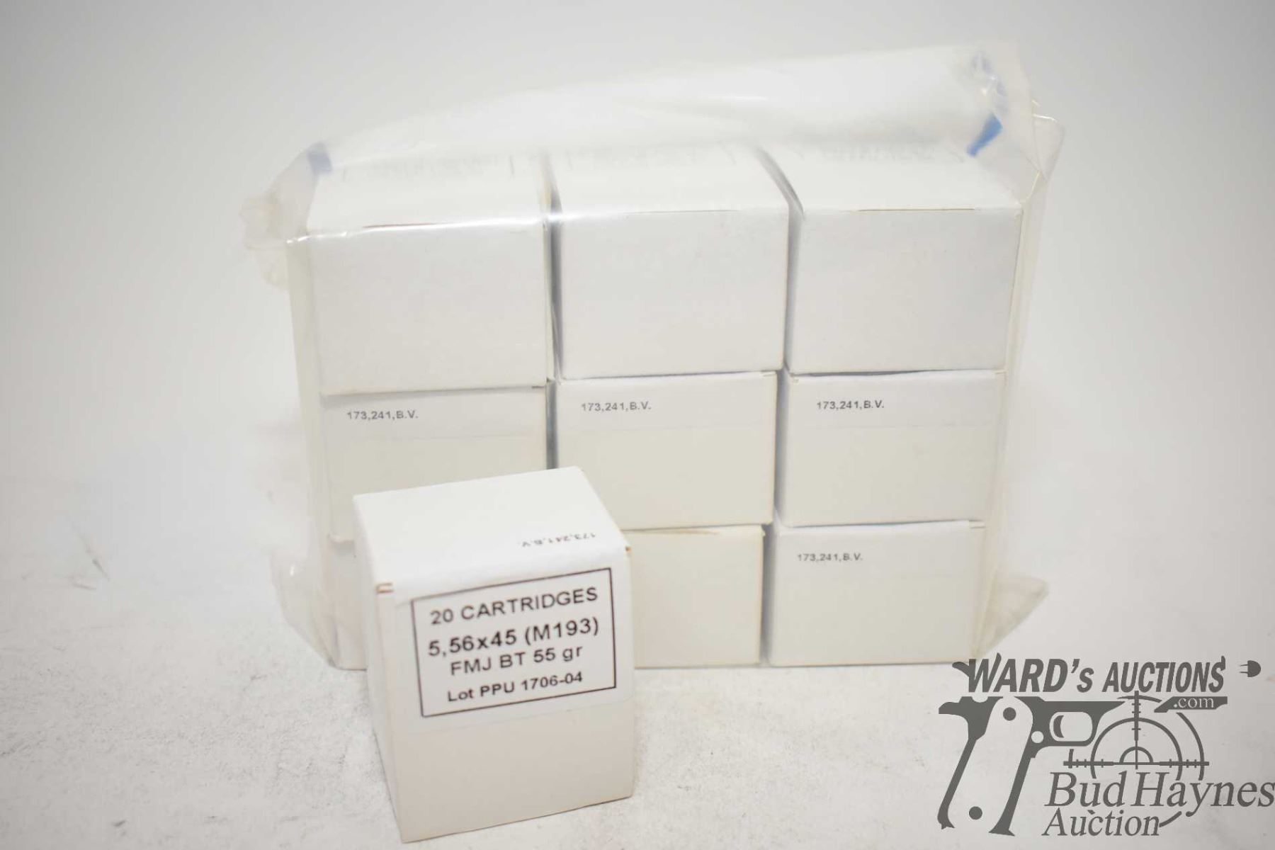 Count Boxes Ten full 20 count boxes of 5.56x45 55 gr FMJ BT Ten full 20 count boxes ...