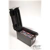 Image 1 : Plastic ammo box w/ 6 full 525 count boxes of Plastic ammo box w/ 6 full 525 count boxes of Federal 