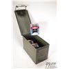 Image 1 : Metal ammo box w/ four full 525 count boxes of Metal ammo box w/ four full 525 count boxes of Federa