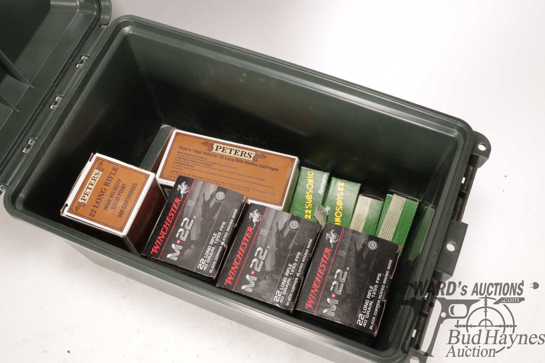 Count Boxes Plastic ammo box w/ three full 500 count boxes of Plastic ammo box w ...