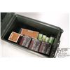 Image 2 : Plastic ammo box w/ three full 500 count boxes of Plastic ammo box w/ three full 500 count boxes of 