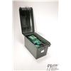 Image 1 : Plastic ammo box w/ 23 full 100 count packs of Plastic ammo box w/ 23 full 100 count packs of Reming