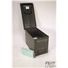 Image 1 : Metal ammo box w/ twelve full 20 count boxes of Metal ammo box w/ twelve full 20 count boxes of mili