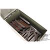 Image 2 : Metal ammo box w/ 405 rounds of 7.62x39 on zipper Metal ammo box w/ 405 rounds of 7.62x39 on zipper 