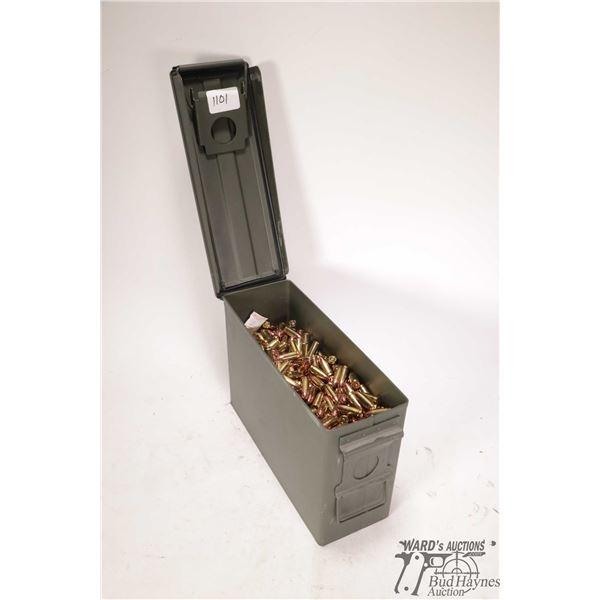 Metal ammo box w/ 29.6 lbs or 1000+ rounds of 9mm Metal ammo box w/ 29.6 lbs or 1000+ rounds of 9mm 