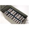 Image 2 : Metal ammo box w/ 20 full 5 count boxes of Federal Metal ammo box w/ 20 full 5 count boxes of Federa