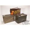 Image 2 : Three military ammo boxes Three military ammo boxes