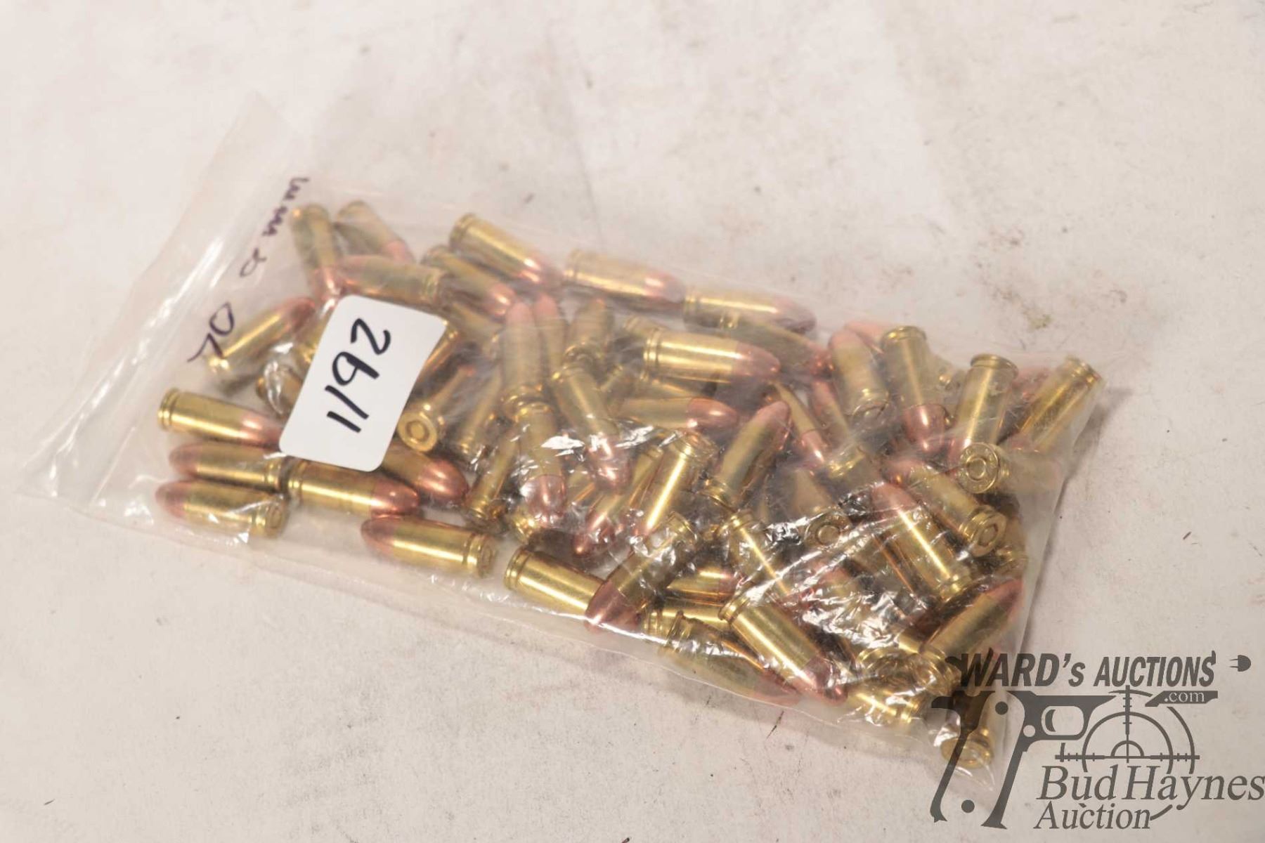 Jush Bag Rounds Bag w/ 70 9mm factory rounds Bag w/ 70 9mm factory rounds