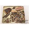 Image 1 : Tray lot of collectible ammo, from 22 - 12 ga shot Tray lot of collectible ammo, from 22 - 12 ga sho
