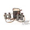 Image 1 : Two sets of WWI German binoculars Fernglas 08 (one set w/ case) all lenses clear