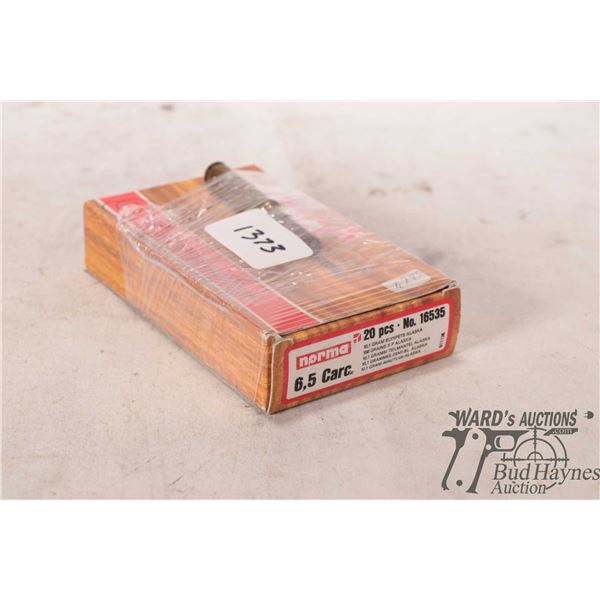 One full 20 count box Norma 6.5 core 158 gr SP One full 20 count box Norma 6.5 core 158 gr SP Alaska
