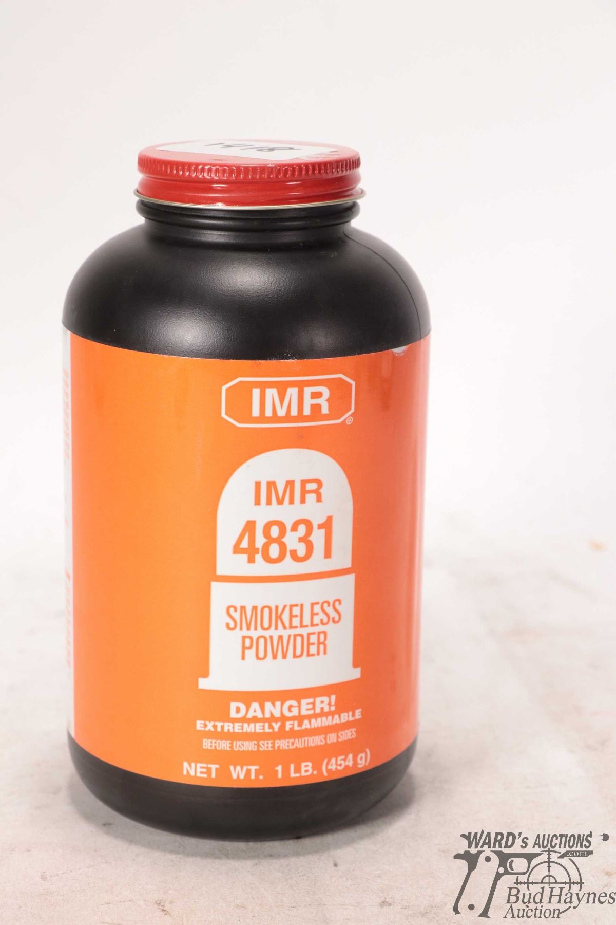 Imr Rifle Powder One full 1 lb container of IMR 4831 gun powder One full 1 lb container ...